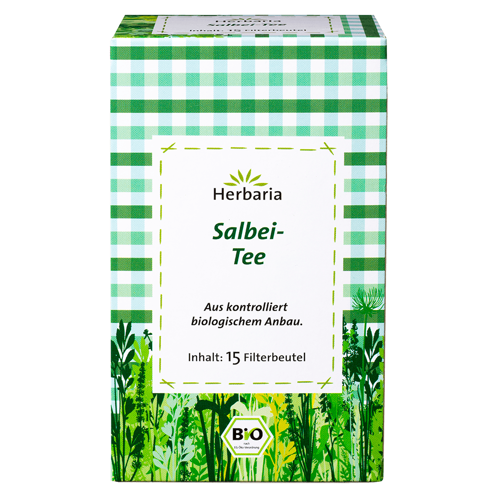 Bio Salbei-Tee, 15 Filterbeutel MHD 30.04.2025 von Herbaria