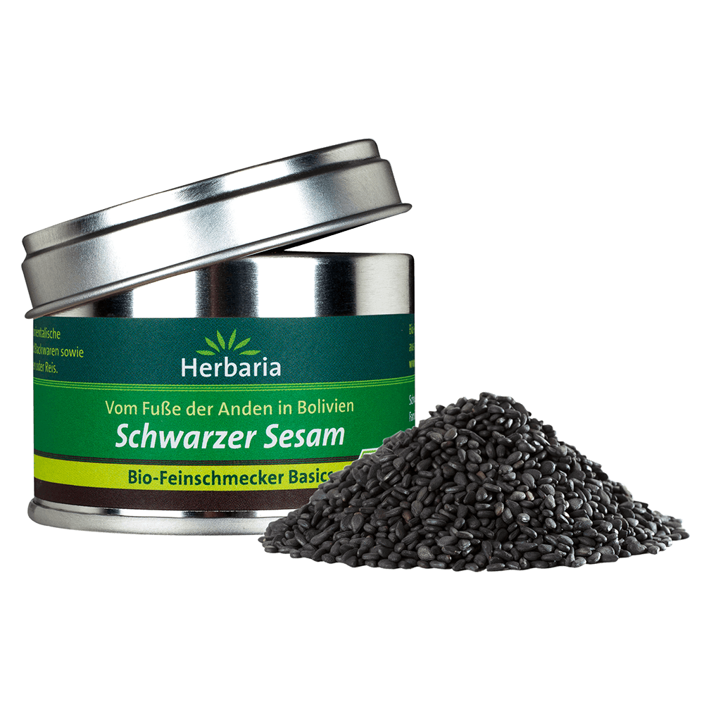 Bio Schwarzer Sesam, 35g Bio Schwarzer Sesam, 35g von Herbaria