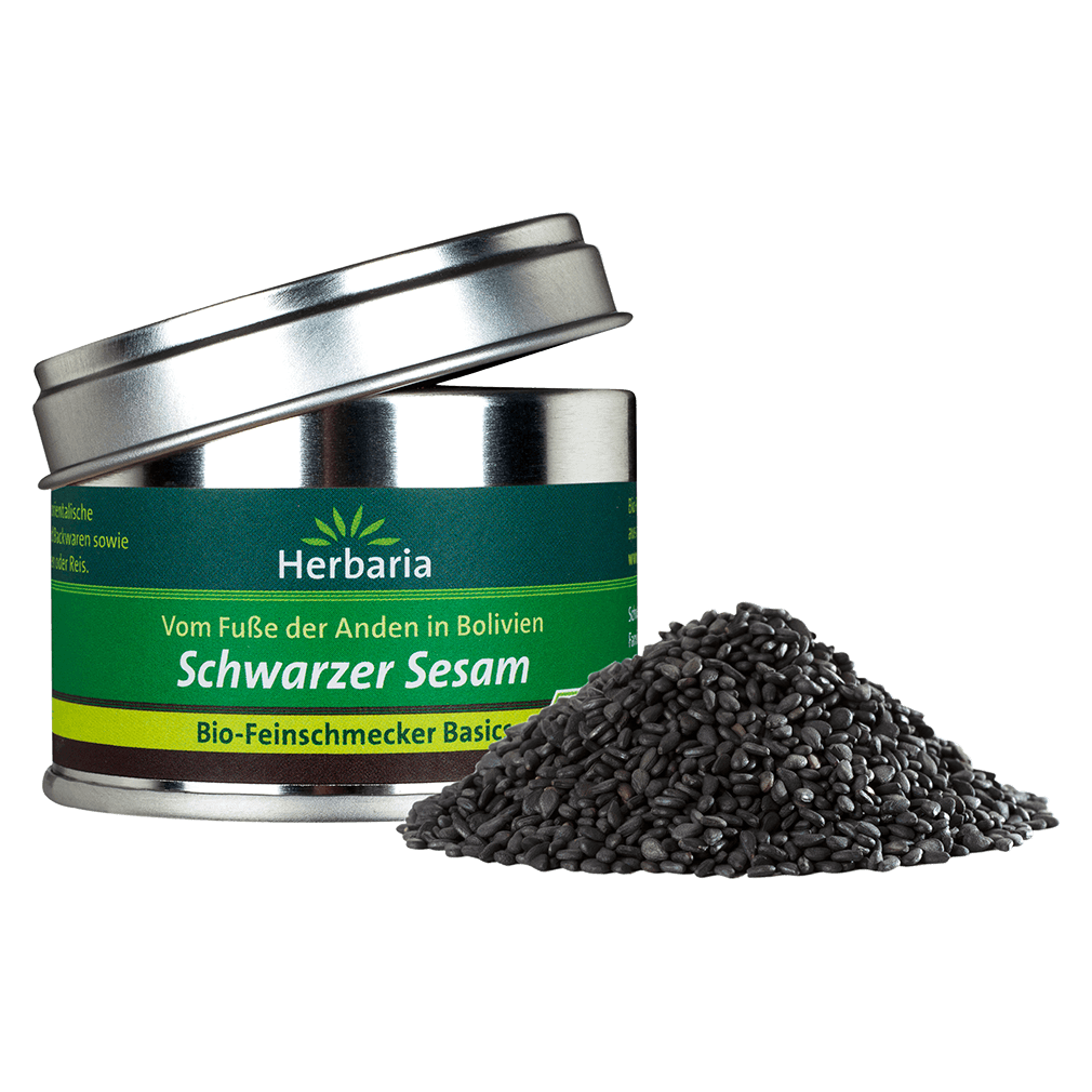 Bio Schwarzer Sesam, 35g von Herbaria