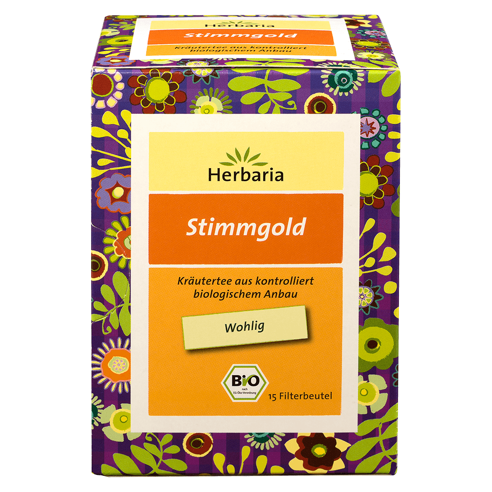Bio Stimmgold Tee, 15 Filterbeutel von Herbaria