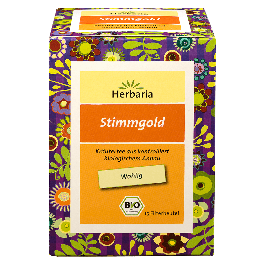 Bio Stimmgold Tee, 15 Filterbeutel Bio Stimmgold Tee, 15 Filterbeutel von Herbaria