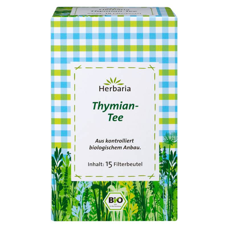 Bio Thymian-Tee, 15 Filterbeutel von Herbaria