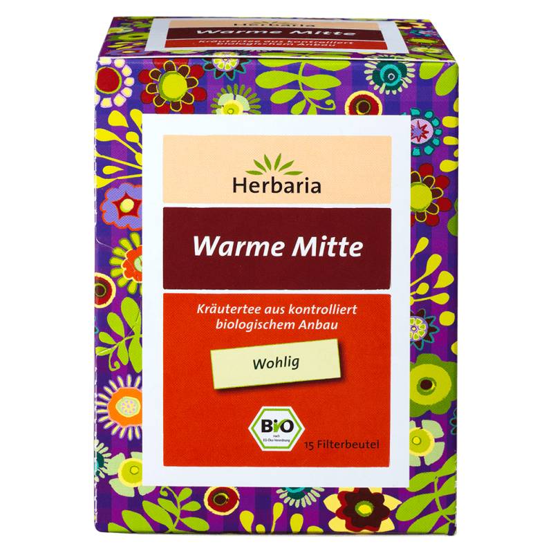 Bio Warme Mitte Tee, 15 Filterbeutel von Herbaria