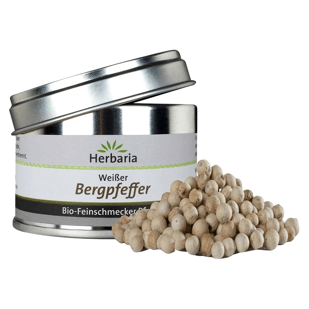 Bio Weißer Bergpfeffer, 30g von Herbaria