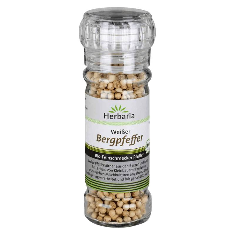 Bio Weißer Bergpfeffer, 55g von Herbaria