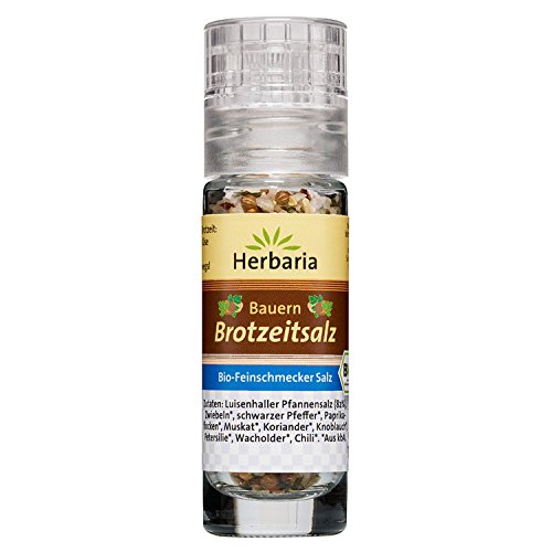Herbaria Bauern Brotzeitsalz bio Mini-Mühle (1 x 19 gr) Herbaria Bauern Brotzeitsalz bio Mini-Mühle (1 x 19 gr) von Herbaria