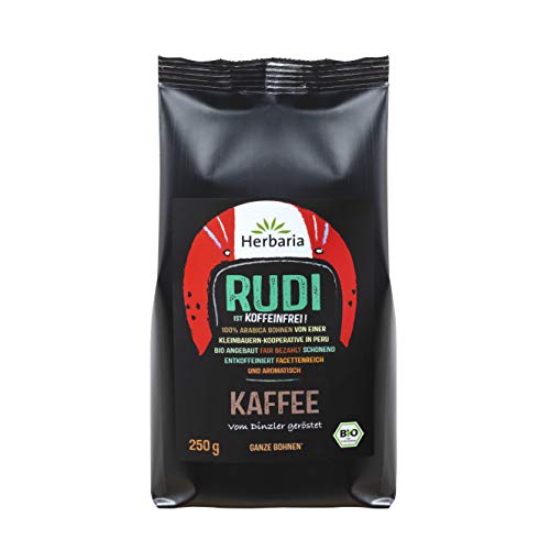 HERBARIA - Rudi Kaffee entkoffeiniert ganz bio - 250 g HERBARIA - Rudi Kaffee entkoffeiniert ganz bio - 250 g von Herbaria