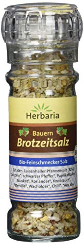 Herbaria Bauern Brotzeitsalz Mühle BIO (1 x 70 g) von Herbaria