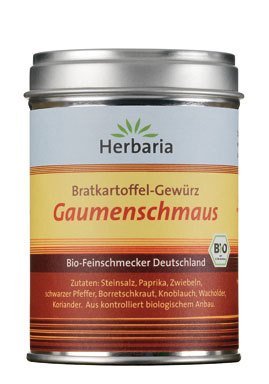 Herbaria Bio Bratkart.gewürz- Gaumenschmaus (4 x 100 gr) von Herbaria