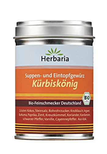 Herbaria Bio Eintopfgewürz Kürbiskönig (4 x 90 gr) von Herbaria