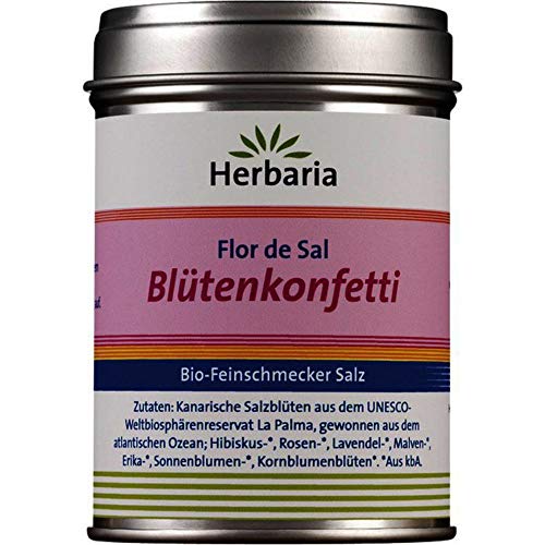 Herbaria Bio Flor de Sal Blütenkonfetti bio M-Dose (6 x 60 gr) von Herbaria