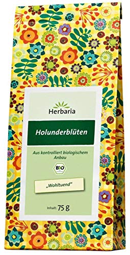 Herbaria Holunderblüten bio (6 x 75 gr) von Herbaria