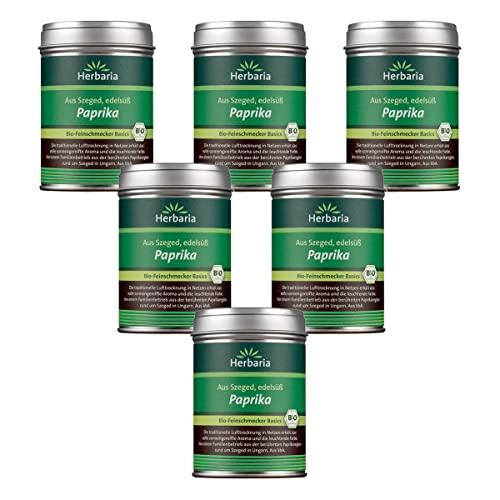 Herbaria Bio Paprika edelsüß bio M-Dose (6 x 80 gr) von Herbaria