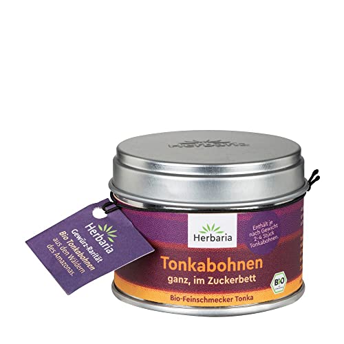 Herbaria Tonkabohnen im Zuckerbett bio S-Dose (6 x 50 gr) von Herbaria