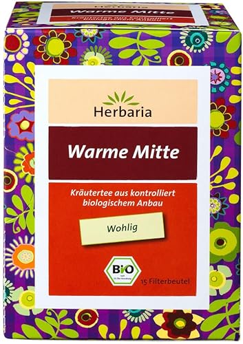 Herbaria Warme Mitte Tee bio 15 FB (6 x 24 gr) von Herbaria