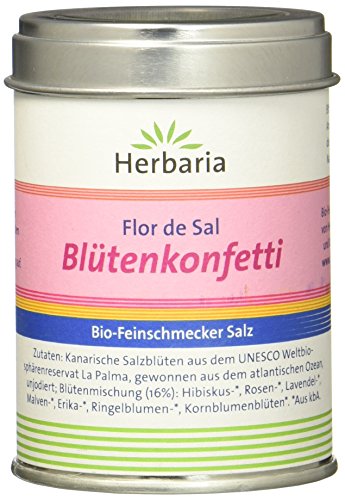 Herbaria Blütenkonfetti - Flor de sal Gewürzsalz, 60 g Dose Herbaria Blütenkonfetti - Flor de sal Gewürzsalz, 60 g Dose von Herbaria