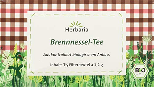 Herbaria Brennnessel-Tee 15FB , 1er Pack (1 x 18 g Beutel) - Bio von Herbaria