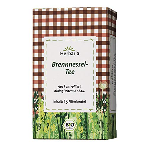 Herbaria - Brennnessel-Tee bio im Filterbeutel - 18 g - 6er Pack von Herbaria