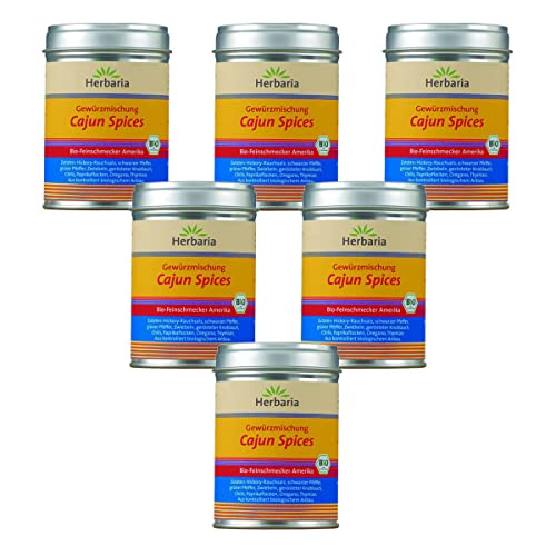 Herbaria - Cajun Spices bio M-Dose - 80 g - 6er Pack von Herbaria