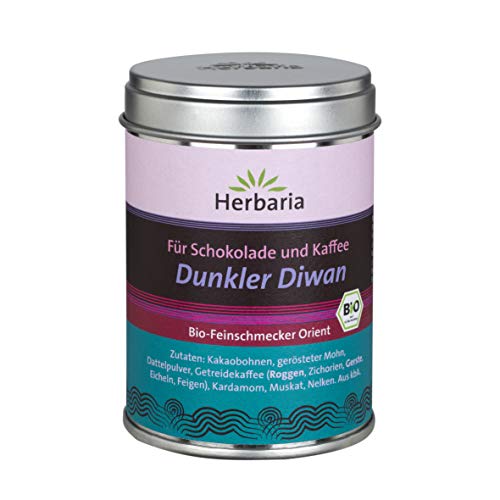 Herbaria Dunkler Diwan Gewürz für Kaffee und Schokolade, 70g von Herbaria