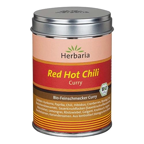 Herbaria - Gewürzmischung Red Hot Chili Curry M-Dose bio - 80 g - 6er Pack Herbaria - Gewürzmischung Red Hot Chili Curry M-Dose bio - 80 g - 6er Pack von Herbaria