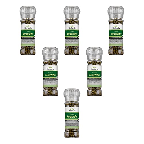Herbaria - Grüner Bergpfeffer bio Mühle - 25 g - 6er Pack Herbaria - Grüner Bergpfeffer bio Mühle - 25 g - 6er Pack von Herbaria