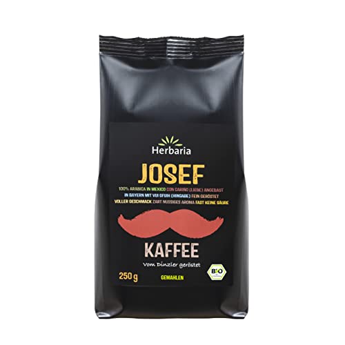 Herbaria "Josef" Kaffee gemahlen, 1 Pack (6 x 250 g) - Bio von Herbaria