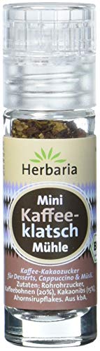 Herbaria "Kaffeeklatsch" Süße Dessert Mini-Mühle BIO, 3er Pack (3 x 12 g) von Herbaria