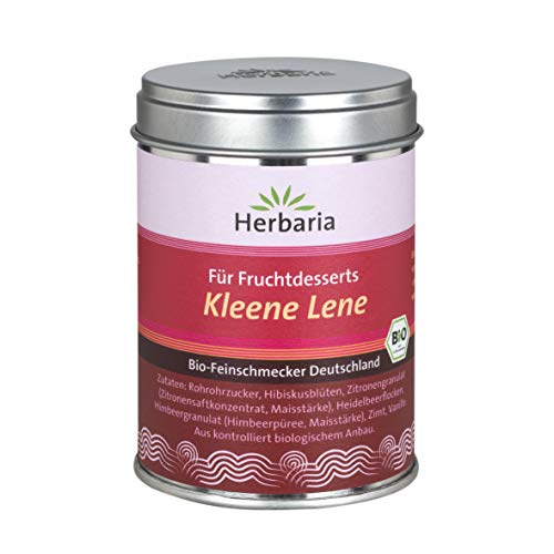 Herbaria Kleene Lene - Gewürz für Fruchtdesserts und Grütze, 1er Pack (1 x 110 g) - Bio von Herbaria