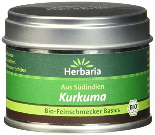 Herbaria Kurkuma bio, 2er Pack (2 x 25 g) von Herbaria