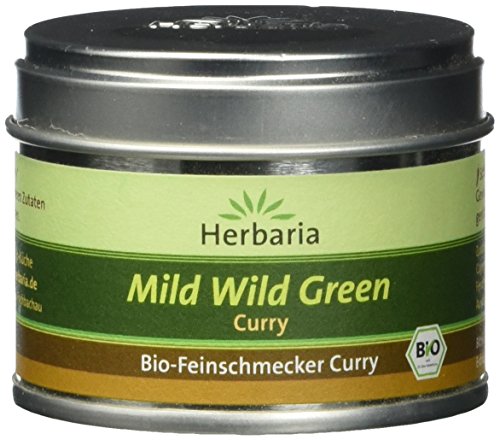 Herbaria Mild Wild Green Curry 25 g kbA* S-Dose, 1er Pack (1 x 25 g) - Bio von Herbaria