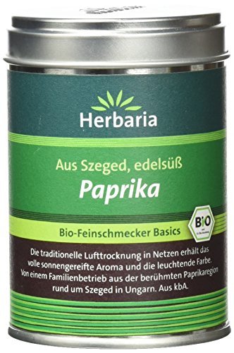 Herbaria Paprika edelsüss, 1er Pack (1 x 80 g Dose) - Bio von Herbaria
