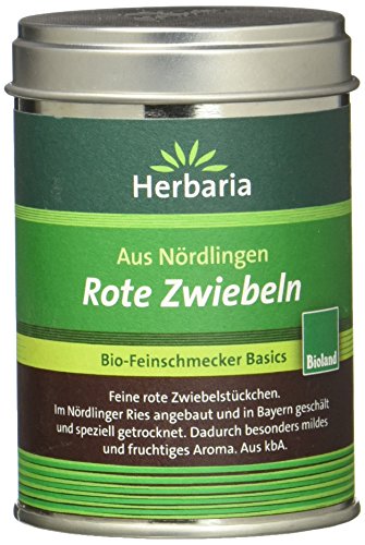 Herbaria Rote Zwiebeln kontrolliert biologischem Anbau, M-Dose, 50 g Herbaria Rote Zwiebeln kontrolliert biologischem Anbau, M-Dose, 50 g von Herbaria