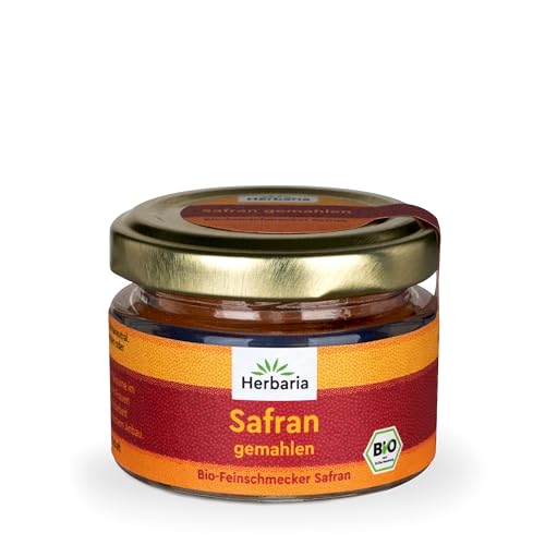 Herbaria Safran gemahlen bio 0,5g im Glas – Bio Safran aus dem berühmten Safran-Ort Taliouine in Marokko – gemahlene Safranfäden in Premium Bio-Qualität – Saffron Premium - Safran première catégorie Herbaria Safran gemahlen bio 0,5g im Glas – Bio Safran aus dem berühmten Safran-Ort Taliouine in Marokko – gemahlene Safranfäden in Premium Bio-Qualität – Saffron Premium - Safran première catégorie von Herbaria