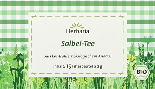 Herbaria Salbei-Tee, 15FB, 3er Pack (3 x 30 g) von Herbaria