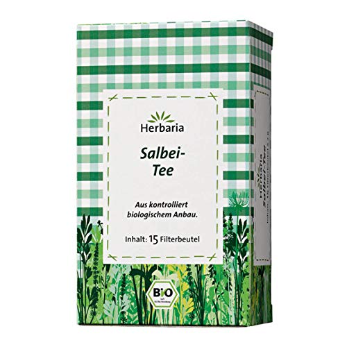 Herbaria - Salbei-Tee bio 15 Filterbeutel - 30 g - 6er Pack von Herbaria