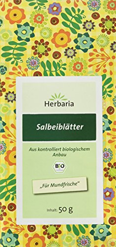 Herbaria Salbeiblätter, 2er Pack (2 x 50 g) - Bio von Herbaria