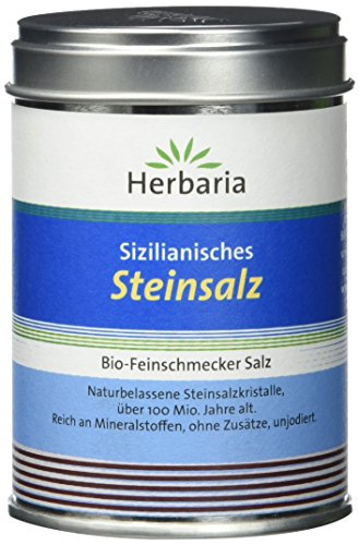 Herbaria Sizilianisches Steinsalz, 1er Pack (1 x 200 g Dose) von Herbaria