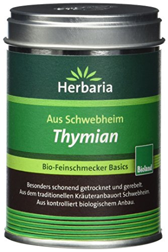 Herbaria Thymian gerebelt, 1er Pack (1 x 20 g Dose) - Bio von Herbaria