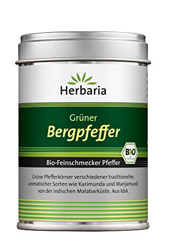 Herbaria Bergpfeffer grün, 1er Pack (1 x 40 g Dose) - Bio von Herbaria