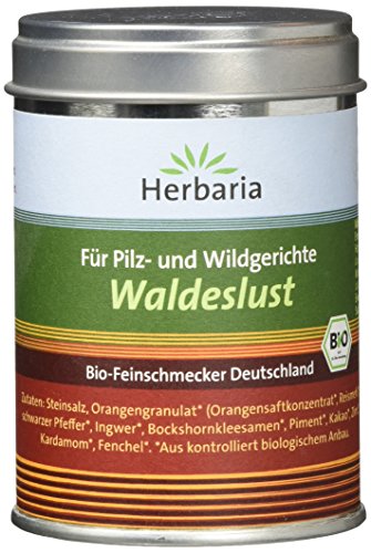 Herbaria "Waldeslust" Gewürz für Wild und Wildgeflügel, 120 g, Dose von Herbaria