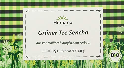 Herbaria grüner Tee Sencha bio (1 x 27 g) von Herbaria