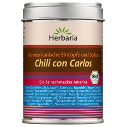 Mexikanisches Eintopf- & Soßengewürz Chili con Carlos von Herbaria