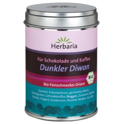 Schokoladen- & Kaffeegewürz Dunkler Diwan Schokoladen- & Kaffeegewürz Dunkler Diwan von Herbaria