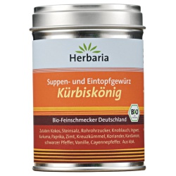 Suppen- & Eintopfgewürz Kürbiskönig von Herbaria