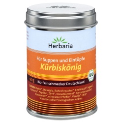Suppen- & Eintopfgewürz Kürbiskönig Suppen- & Eintopfgewürz Kürbiskönig von Herbaria