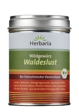 Waldeslust Bio Wildgewürz (4 x 120g) von Herbaria