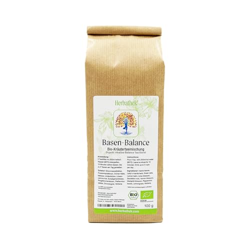 Basen-Balance Tee (bio) 100g von Herbathek für eine leckere Kräutertee Mischung | Heilkräuter Made in Germany von Herbathek NATÜRLICH GESUND