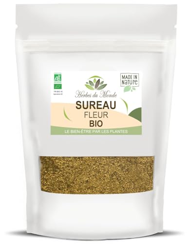 Herbes du Monde – BIO-Holunderblüten-Kräutertee – Bio-Aufguss – entgiftend und harntreibend – 1 Beutel mit 50 g, AB-zertifiziert Herbes du Monde – BIO-Holunderblüten-Kräutertee – Bio-Aufguss – entgiftend und harntreibend – 1 Beutel mit 50 g, AB-zertifiziert von Herbes du Monde