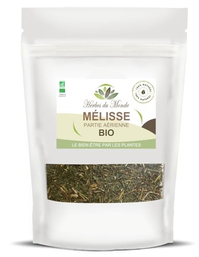 Herbes du Monde - Bio-Melissentee - Geschnittene oberirdische Teile - Beruhigender und entspannender Bio-Kräutertee - Wohlbefinden und Detox-Tee - 1 Beutel à 50g, zertifiziert nach AB Herbes du Monde - Bio-Melissentee - Geschnittene oberirdische Teile - Beruhigender und entspannender Bio-Kräutertee - Wohlbefinden und Detox-Tee - 1 Beutel à 50g, zertifiziert nach AB von Herbes du Monde